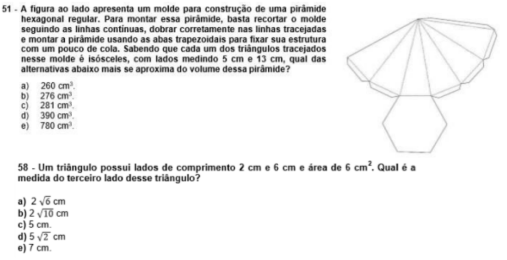 o que mais cai em matemática na ufpr